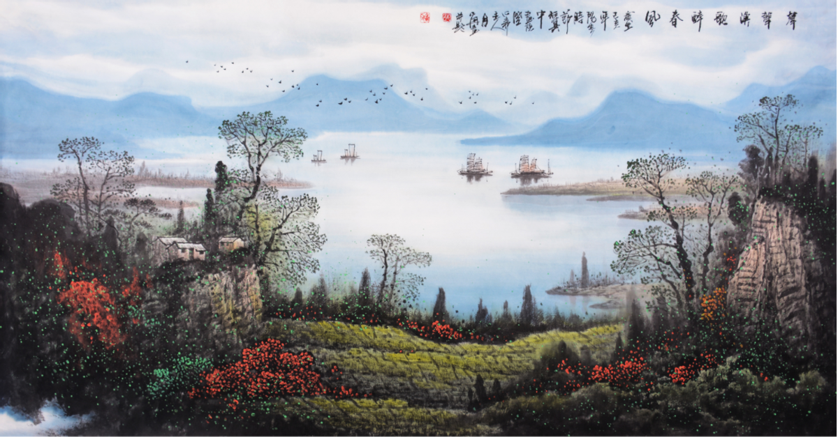 张月岗:现代山水画代表性画家,画风神秘幽远