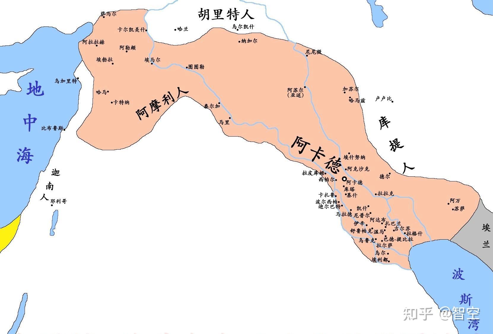 阿卡德帝国在萨尔贡逝世后不久便随之崩溃,但这个帝国的外壳却开始