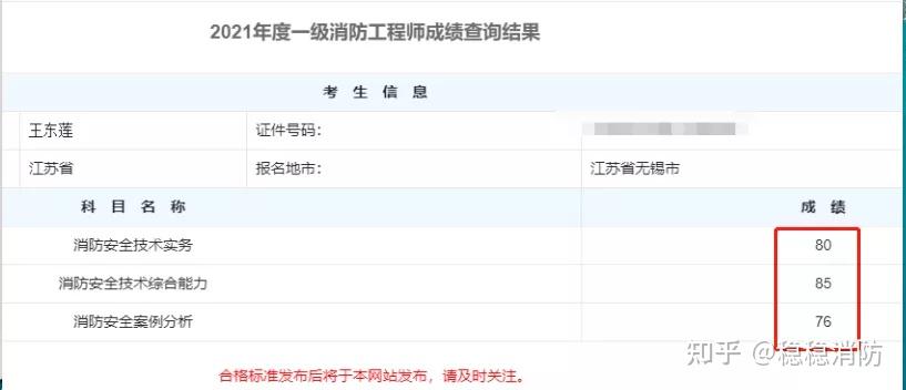 2021一级注册消防工程师成绩提前发布第一波报喜成绩来了内附成绩查询