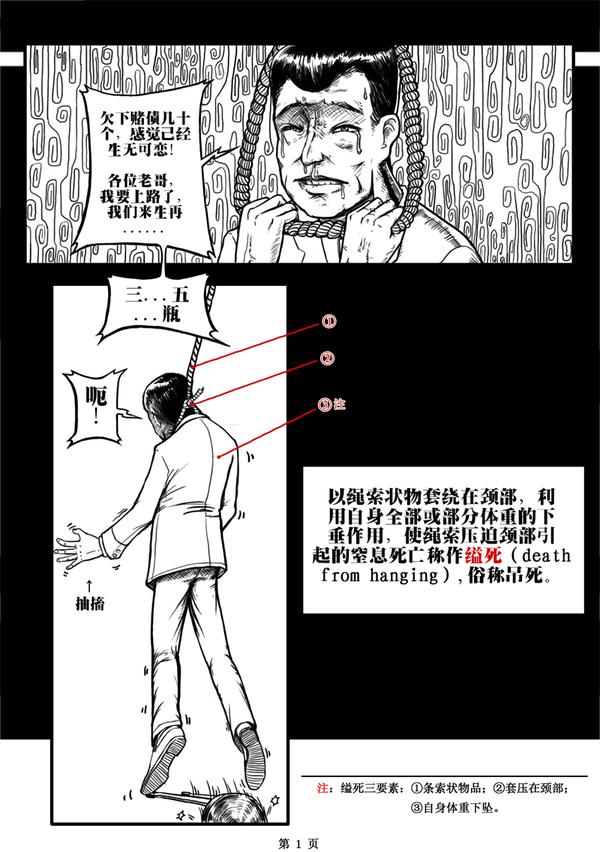 一个通俗易懂的法医学,心理学科普漫画《重口面面观》
