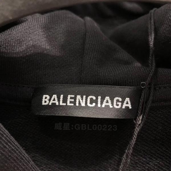 balenciaga卫衣真假,balenciaga卫衣 巴黎世家 balenciaga 背后logo连帽卫衣 如何分真假?