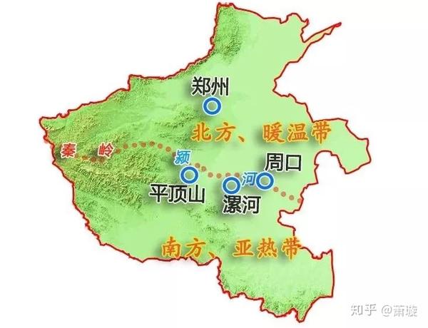 秦岭—颍河连线,大致将河南分为两大部分,此线以北气候干燥,方言,习俗