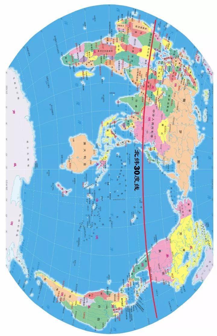 北纬30度线,是地球上最神秘和奇特的一条纬线,贯穿四大文明古国.