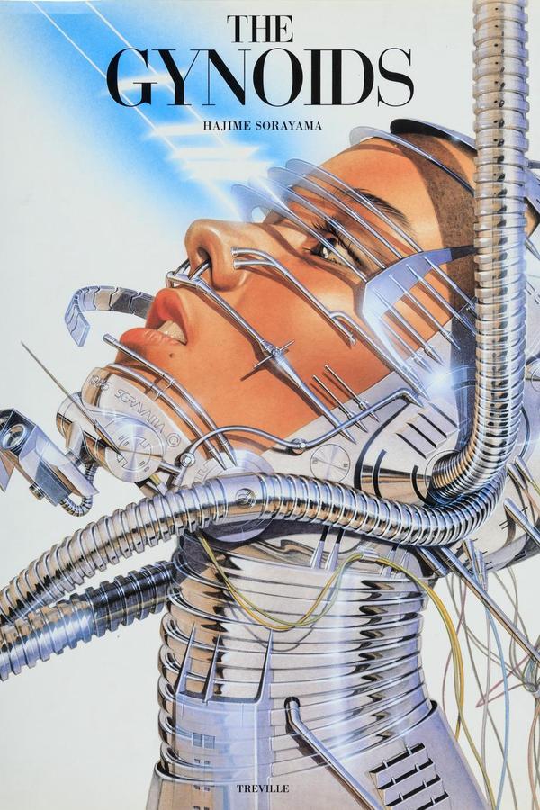 空山基于 1993 年画集《the gynoids》   via hajime sorayama