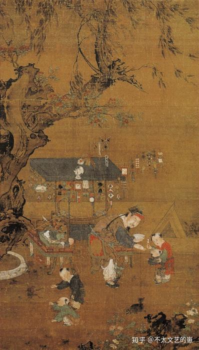 地摊经济:古画里宋元明清的小摊小贩