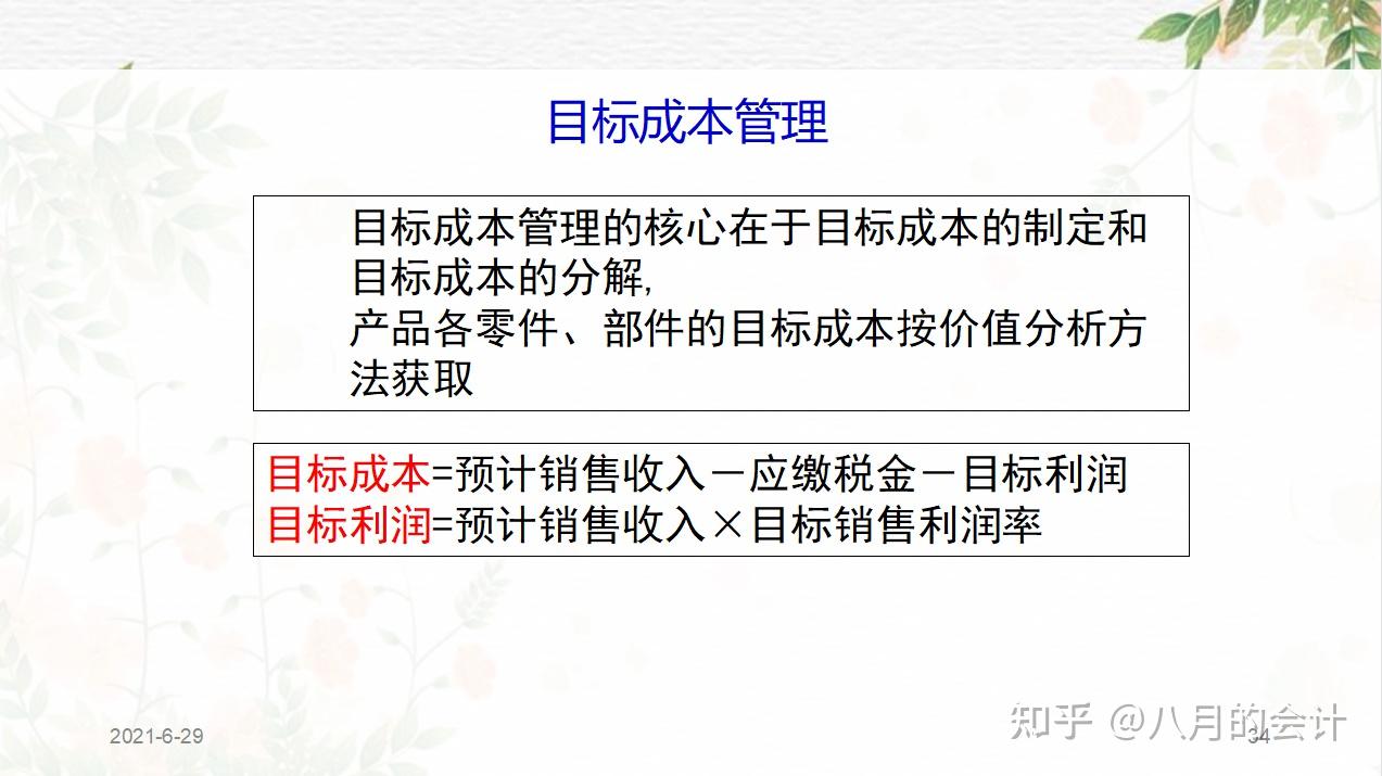 成本的概念今天跟大家分享一套我们财务总监熬了整整15天才把成本管控