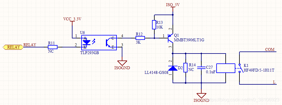 如何设计三极管控制继电器电路