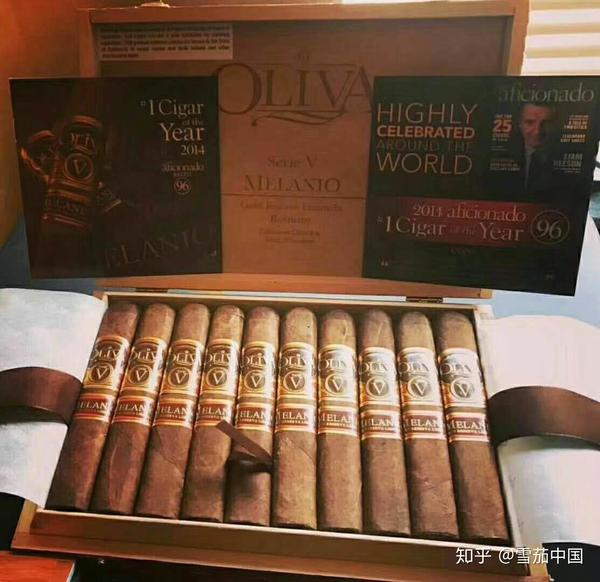 oliva serie v melanio robusto 规格:10支 礼盒装尺寸:长度6.