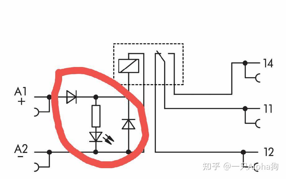 这个电路怎么看继电器原理图