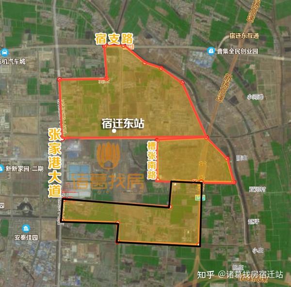 宿豫向东发展,整个片区即将拆迁!谋划高铁新城未来发展 附拆迁图