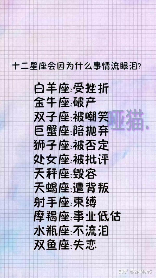12星座性感指数,女生美腿排行榜,会因为什么流泪?