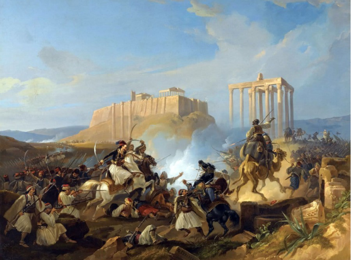 希腊独立战争中的两场关键血战希腊人的以死求生