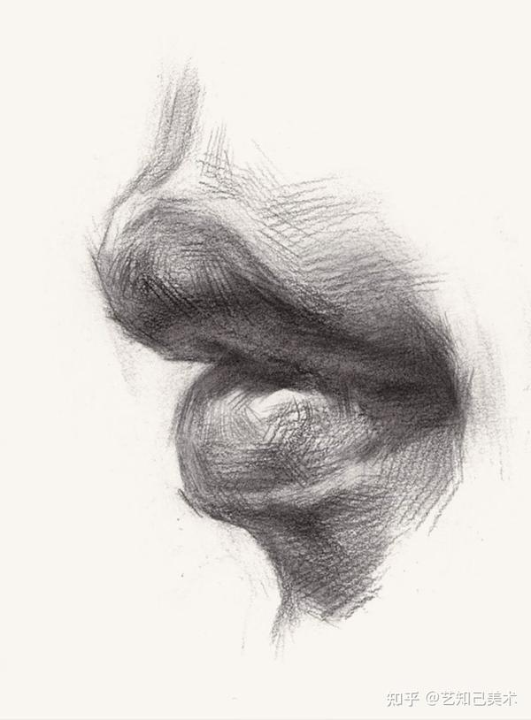 素描唇部如何画好这些要点要记牢