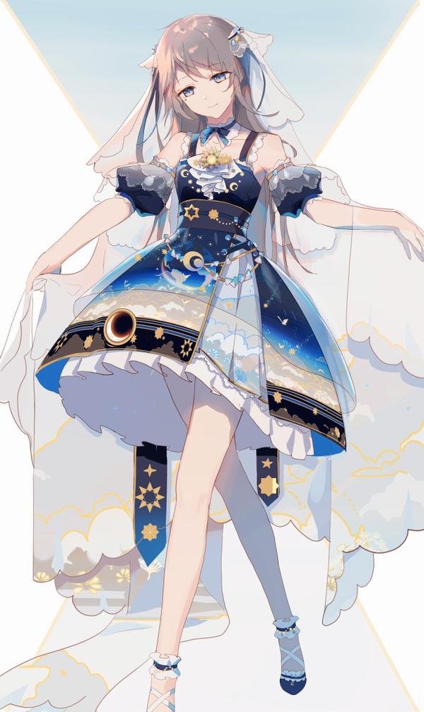 二次元动漫壁纸身材曲线完美腰特别纤细