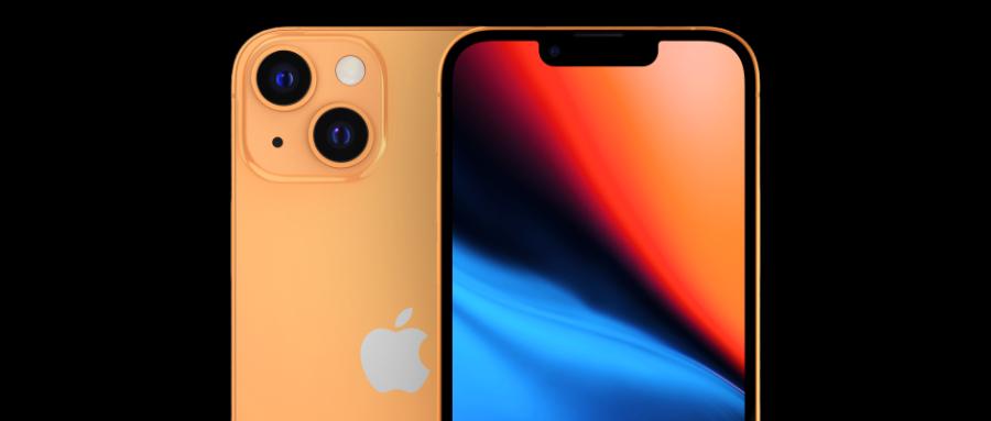 iphone13橙色版渲染图最接近量产版爱了