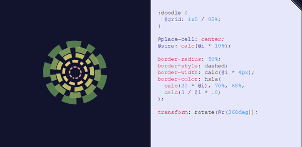 炫酷的css 作图web组件 - css-doodle - 知乎