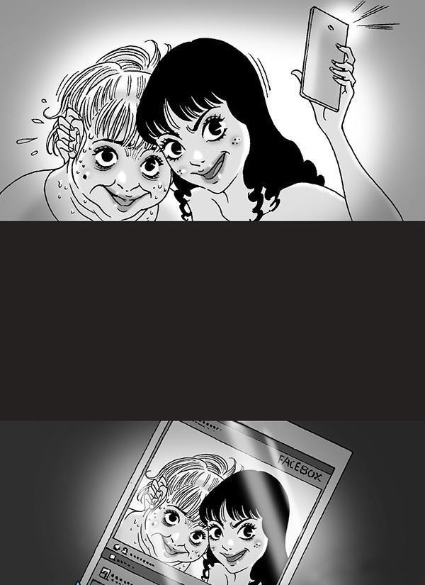 趣图:猎奇重口味恐怖漫画——心机婊,嫉妒和虚荣是原罪!