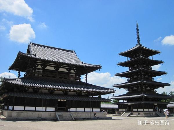 [5]法隆寺金堂及五重塔