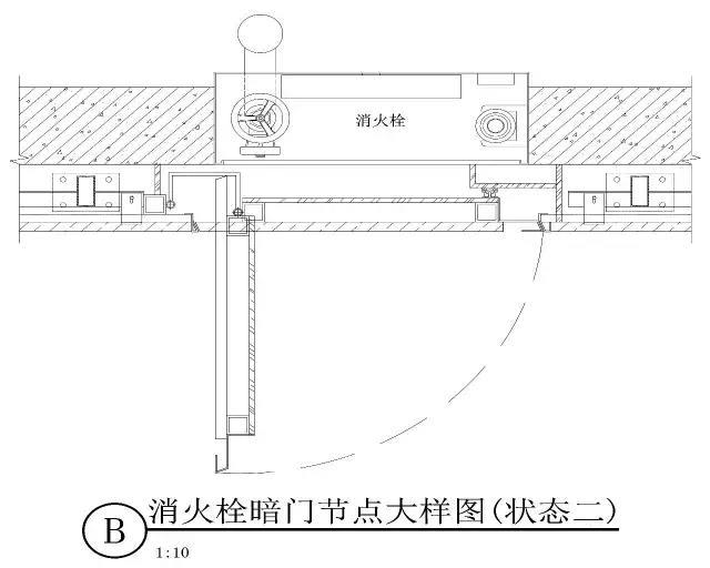 1m工艺你为暗门焦虑时别人设计的石材暗门已经是180开启了还是双轴的