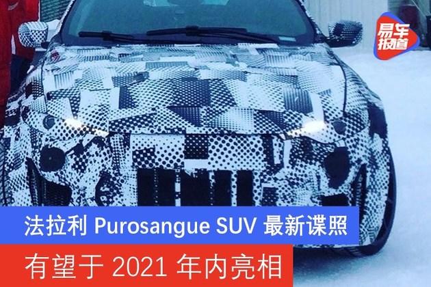 法拉利purosangue suv最新谍照 有望于2021年内亮相