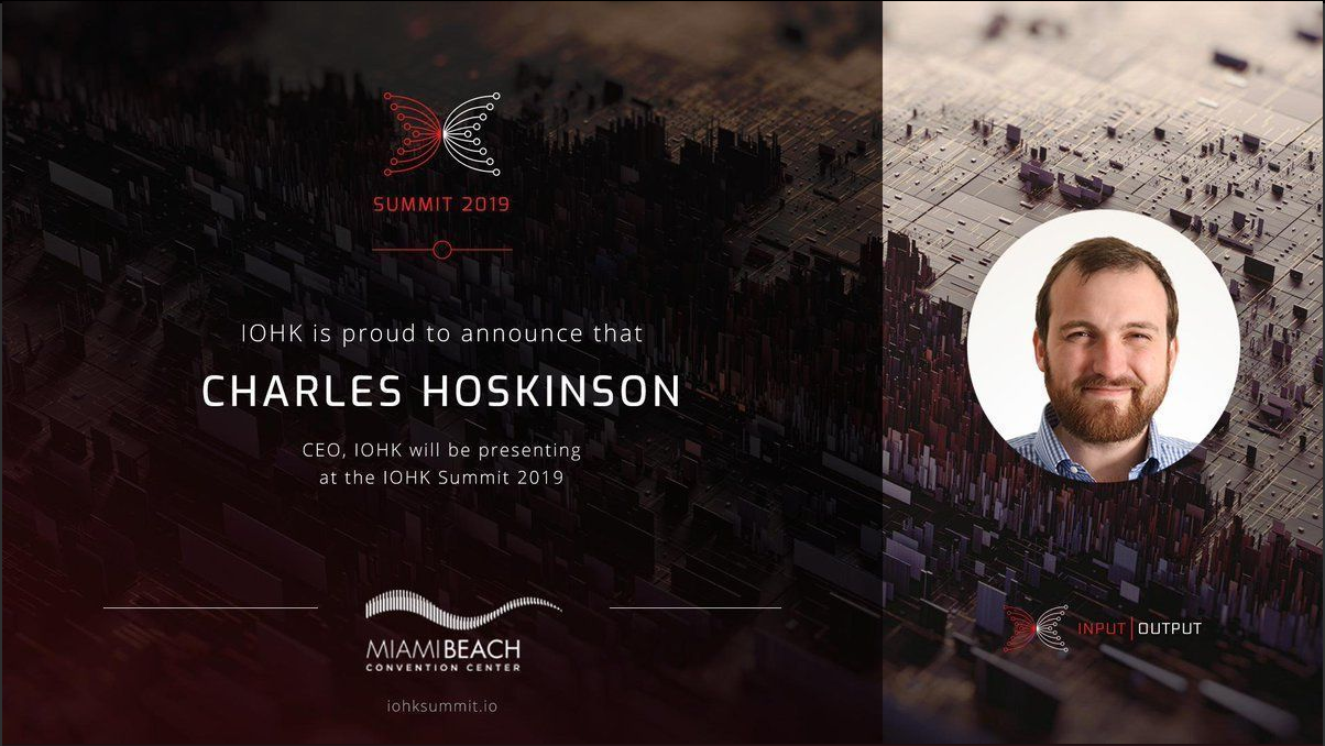 【官宣#iohk峰会#东道主】查尔斯霍金森(charles hoskinson)