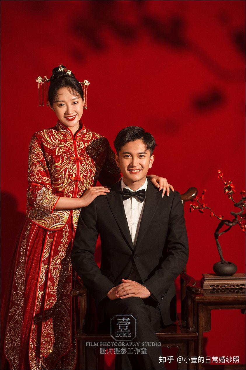 超级有韵味的新中式婚纱照