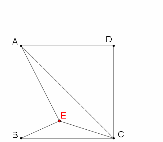 =60° 所以△ece'和△aca'都是等边三角形 得到, ea=e'a&