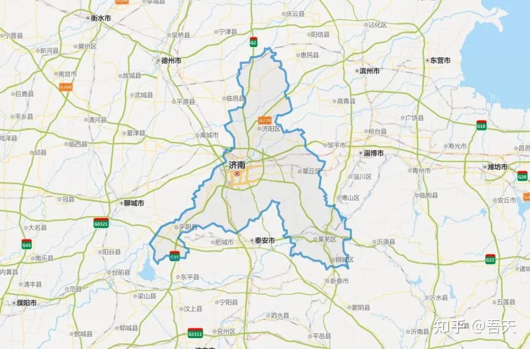 处在华北平原东南部边缘地带,自从2019年1月撤销莱芜市并划归济南后