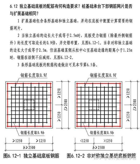 双柱独立基础是否适用于底板钢筋减段10