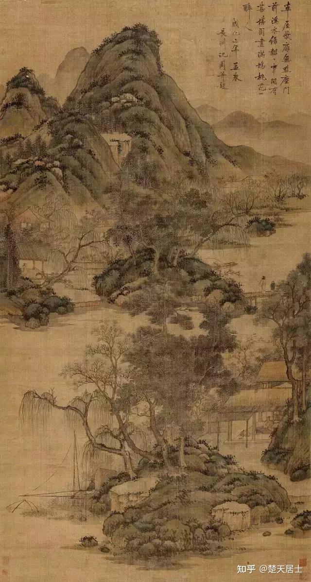 明朝著名画家沈周山水画欣赏