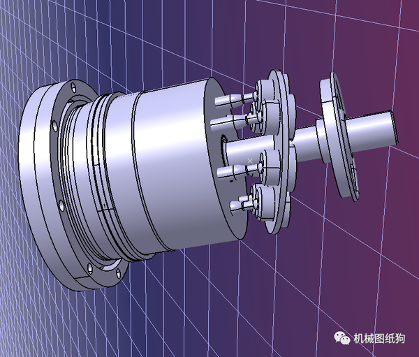 【泵缸阀杆】axial-piston-pump轴向柱塞泵3d数模图纸
