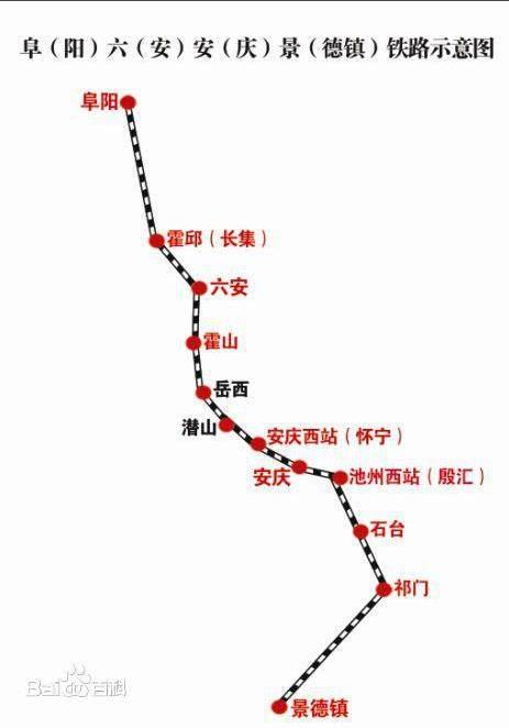 阜六安景铁路(规划中)——跨江发展的希望