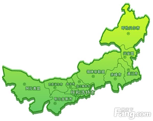 呼和浩特包头这些在民国时候是属于内地绥远省,后来与内蒙古合并了?