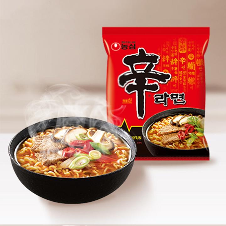 "辛拉面"是韩式方便面,由上海农心食品有限公司(韩国独资)生产.