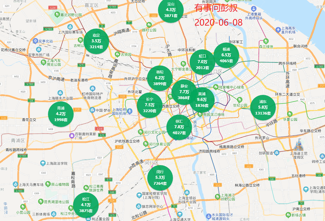 2020年上海房价地图,上海房价地图2020 2020年上海楼市冰火两重天,2021年上海房价会上涨吗?