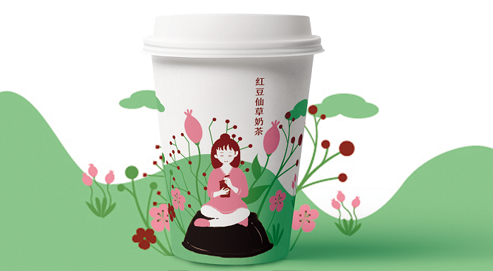 茶饮包装设计对于奶茶店的生意有很大的因素!