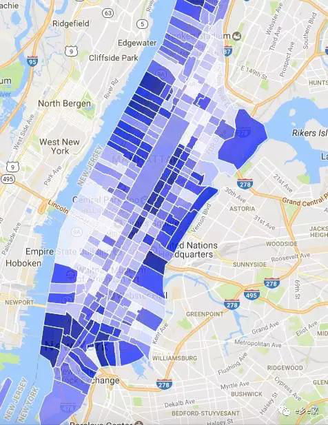 纽约市共有五大区域,曼哈顿manhattan,布鲁克林brooklyn,皇后区queens