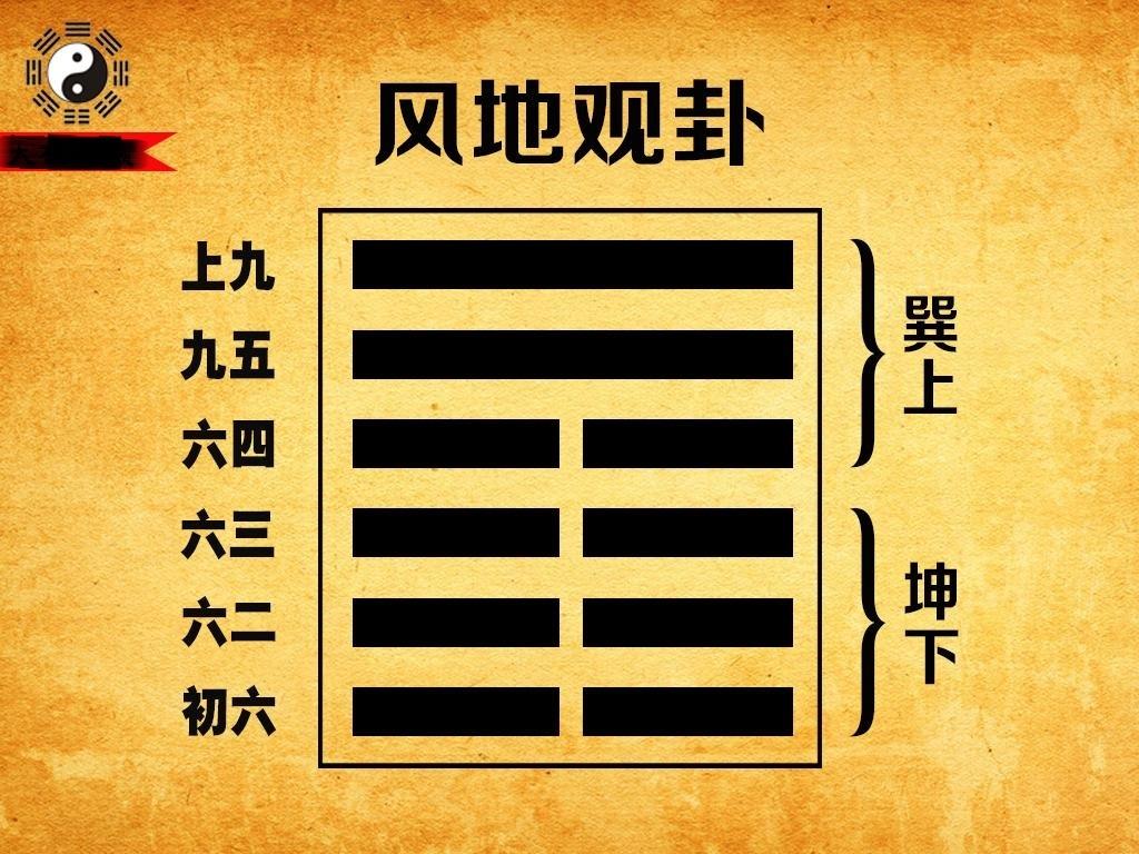 易经六十四卦之风地观(观卦)