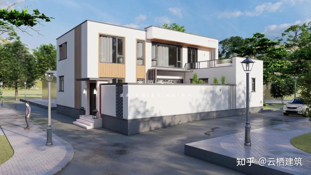 适合l型宅基地的10款现代别墅设计这样建即好看又实用