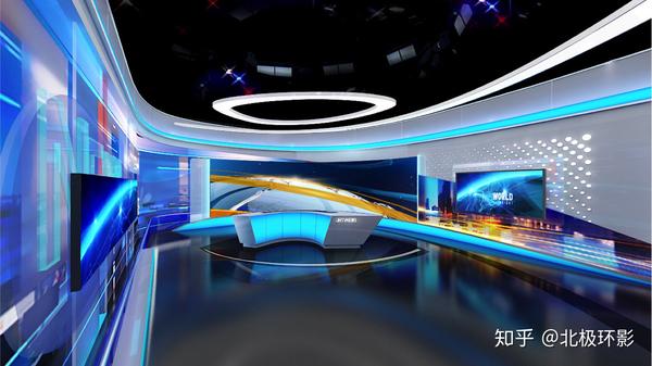 4k超高清虚拟演播室-北极环影