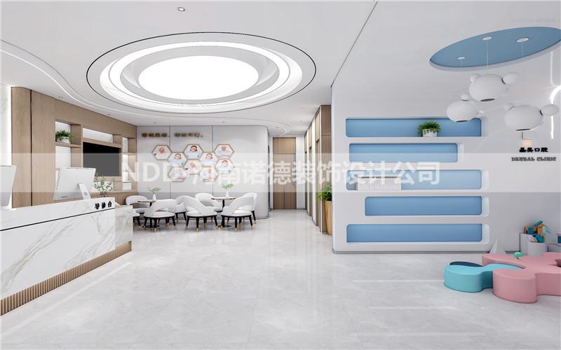 高端口腔门诊装修设计案例-郑州晶美口腔诊所设计效果图