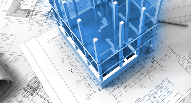 2d3dbim根据工程图绘制3d图纸上