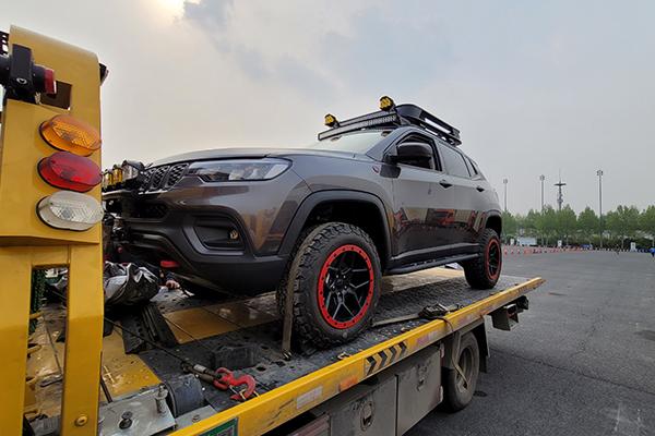 2021上海车展探馆jeep指南者越野改装版