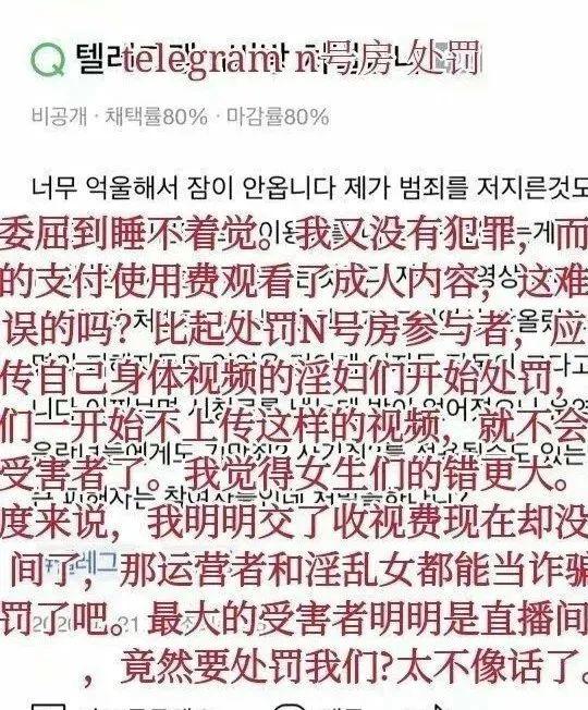 韩国n号房暗网直播间被性侵虐待只因她们是女性
