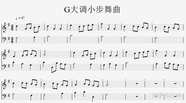 这首贝多芬的《g大调小步舞曲》适合正在寻求一点点挑战的钢琴初学者.