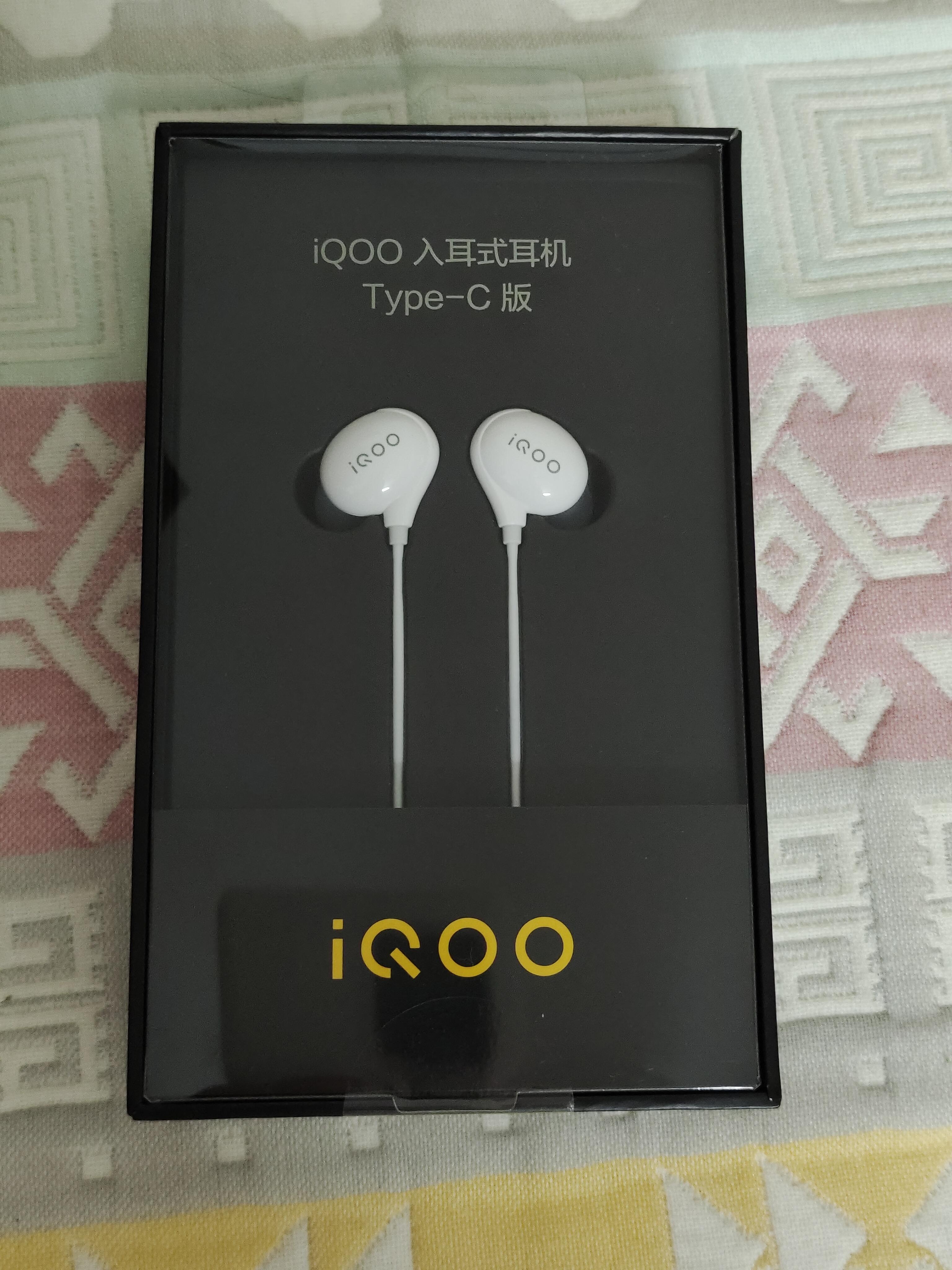 iqoo耳机type-c,type-c耳机 耳机测评来自蓝厂颜控和音控iqoo入耳式耳机typec接口版
