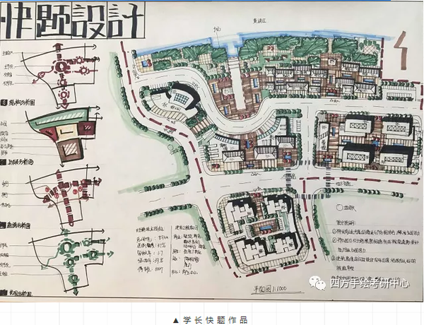 城乡规划快题复习经验 西交大规划快题高分考研经验谈 西南交大规划