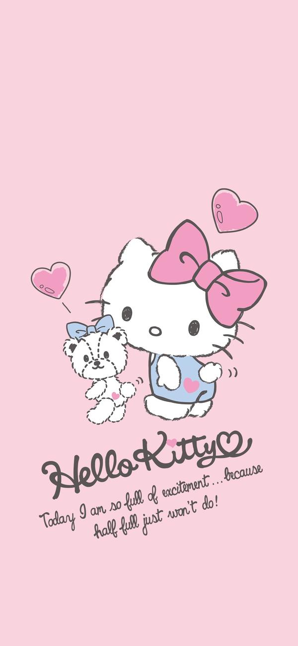 手机壁纸丨三丽鸥hellokitty凯蒂猫高清无水印卡通动漫可爱