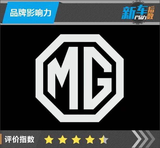 新车产品力指数名爵全新mg5