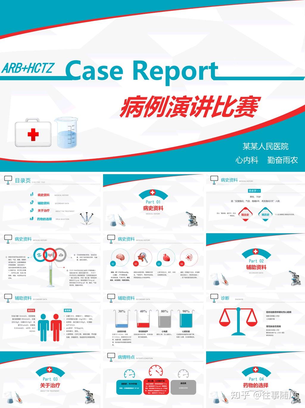 病例演讲比赛ppt模板优页文档